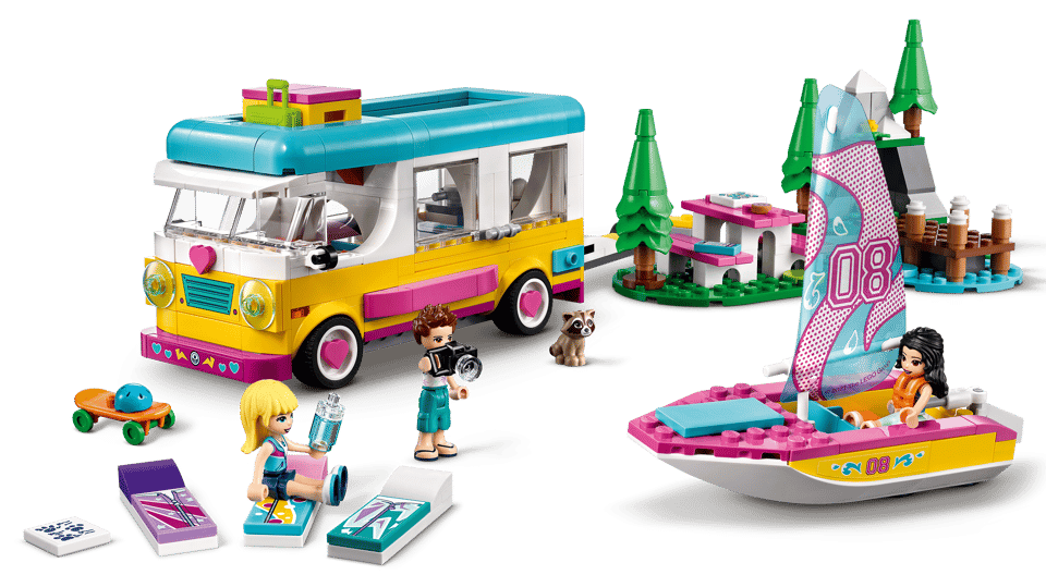 41681 Forest Camper Van and Sailboat