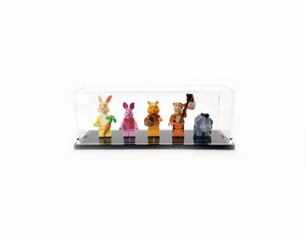 5-Figure Display Case - Black base