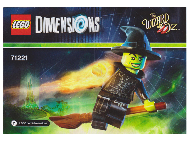 71221 Dimensions Wizard of Oz Wicked Witch and monkey