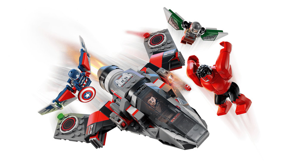 76292 Captain America VS. Red Hulk Battle
