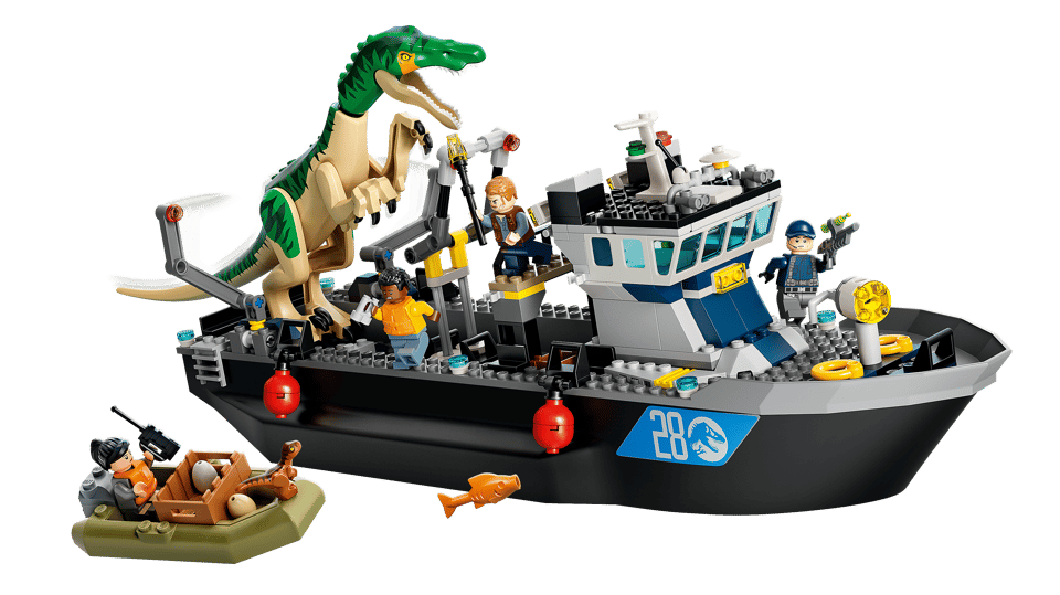 76942 Baryonyx Dinosaur Boat Escape