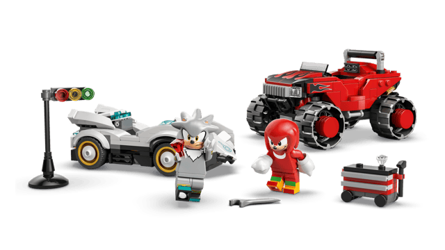 77118 Silver's Car vs. Knuckles' Monster Truck