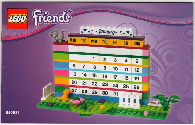 850581 Brick Calendar