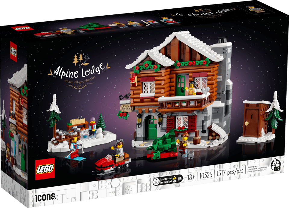 10325 Alpine Lodge Winter village collection