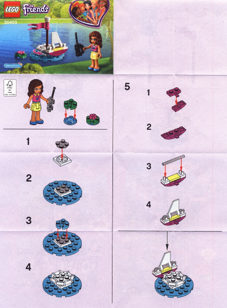 30403 Olivia's remote control boat