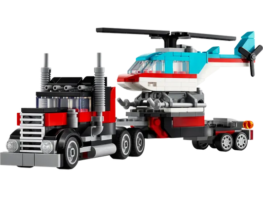 31146 Flatbed Truck with Helicopter