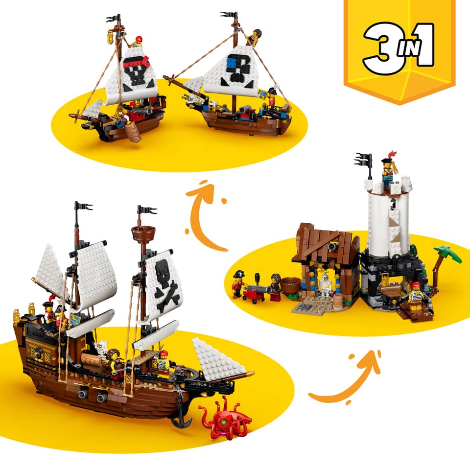 31387 Iconic Pirate Ship