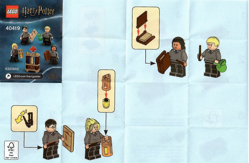40419 Hogwarts students blister pack
