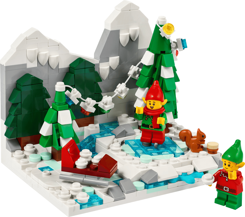 40564 Winter Elves Scene