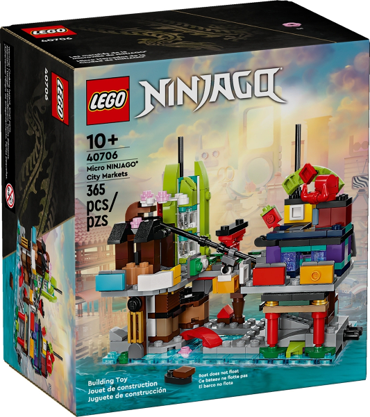 40706 Micro ninjago city markets