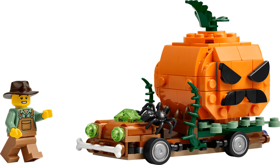 40822 Jack o lantern pickup truck