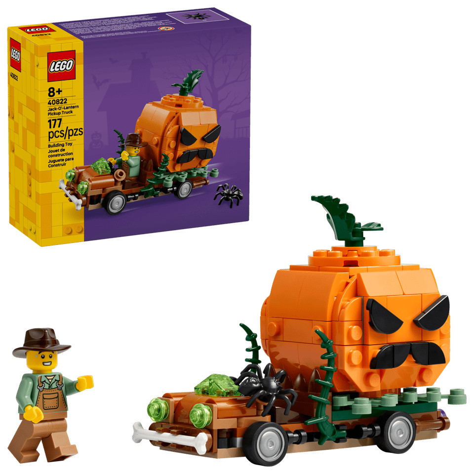 40822 Jack o lantern pickup truck