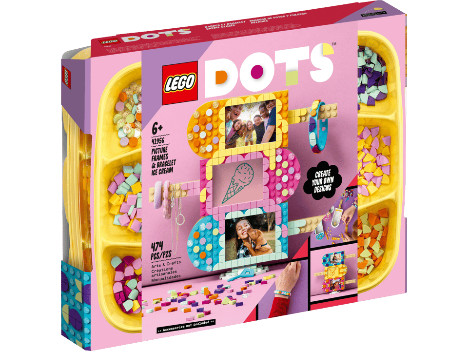 41956 Ice Cream Picture Frames & Bracelet