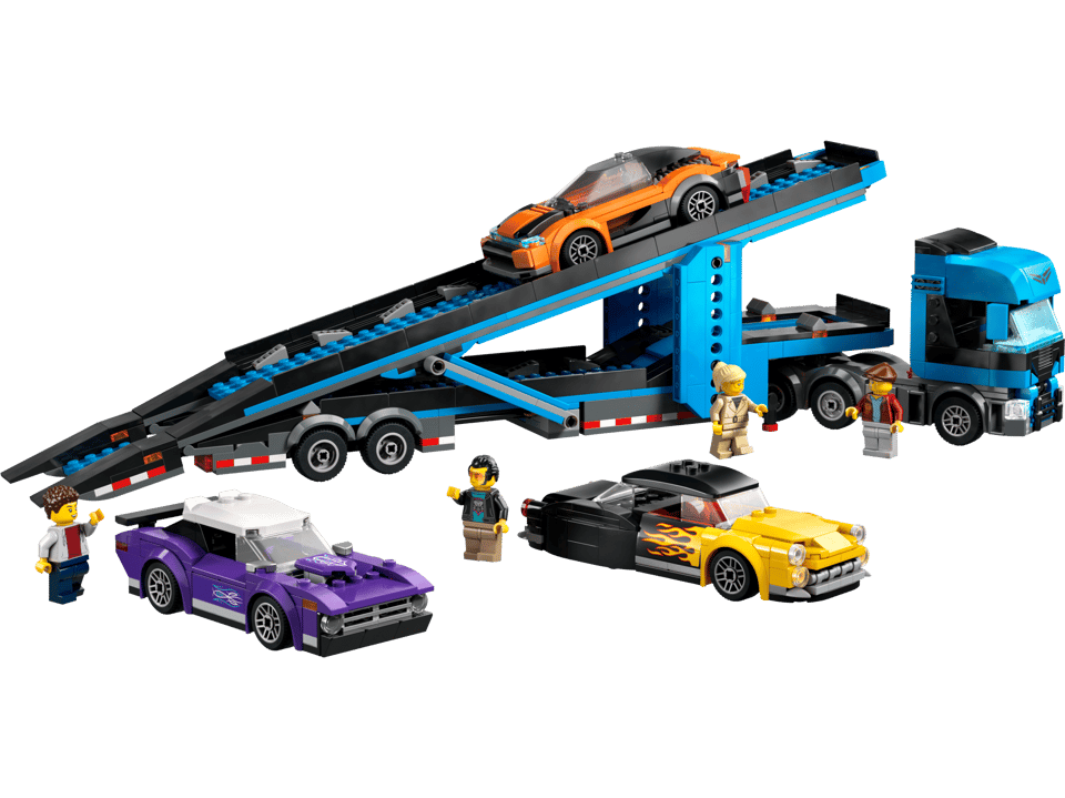 60408 Car Transporter Truck with Sports Cars (3 cars)