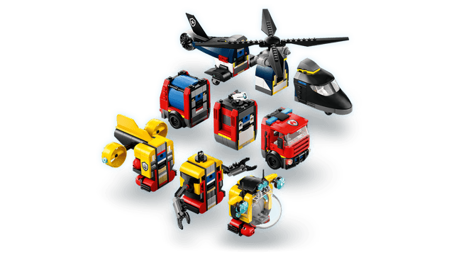 60462 Helicopter, Fire Truck & Submarine Remix