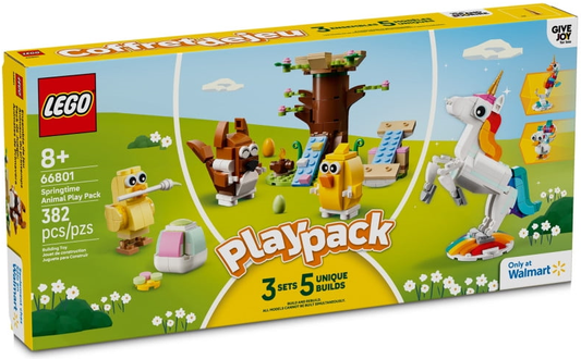 66801 Mixed Bundle Pack, Play Pack (Sets 30690, 31140, and 40709) - Springtime Animal Play Pack