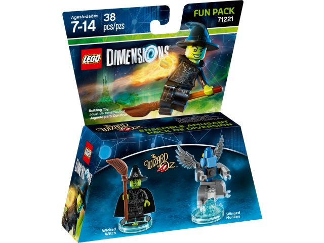 71221 Dimensions Wizard of Oz Wicked Witch and monkey