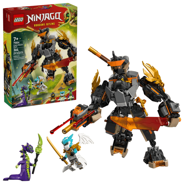 71854 Cole's Mission Mech & Dragon Zane