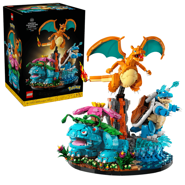 72153 Venusaur, Charizard and Blastoise