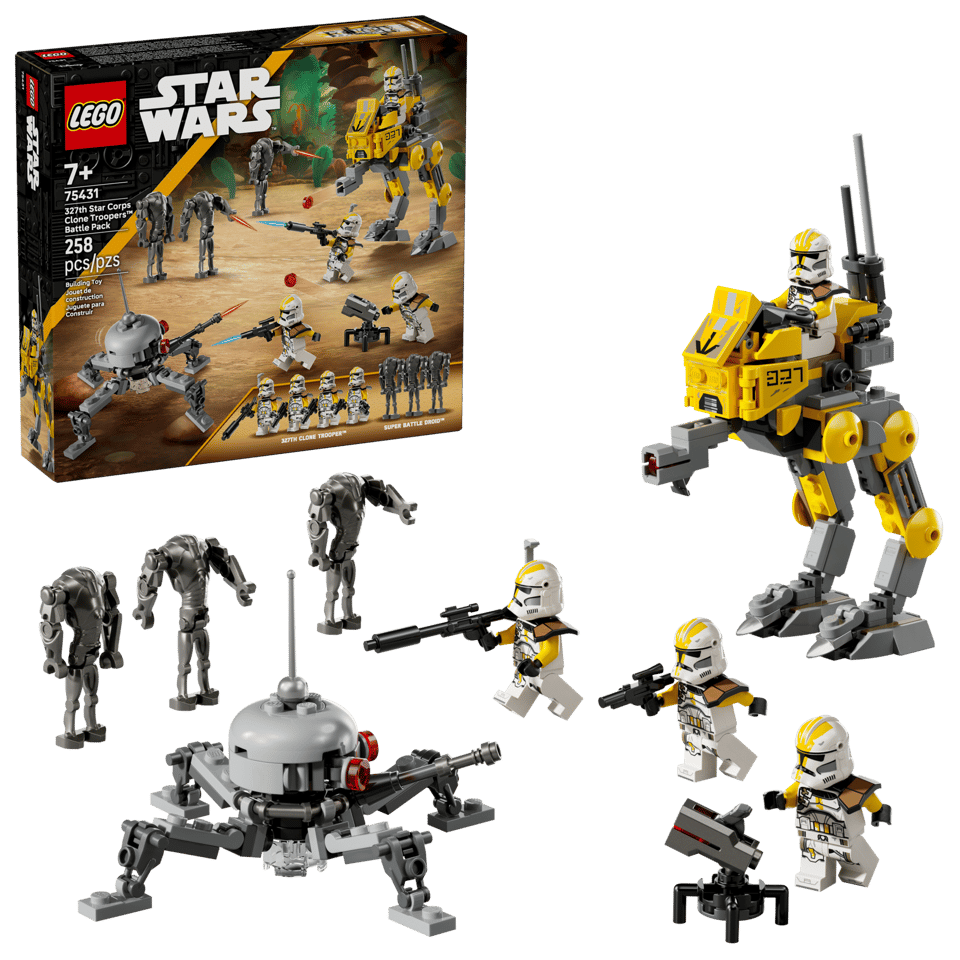 75431 327th Star Corps Clone Troopers Battle Pack