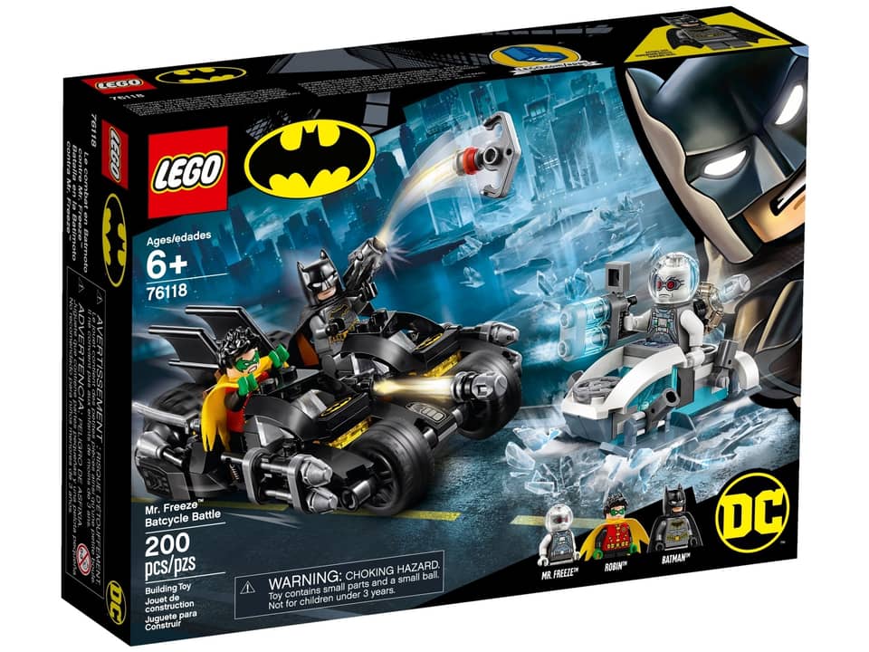76118 Mr. Freeze Batcycle Battle