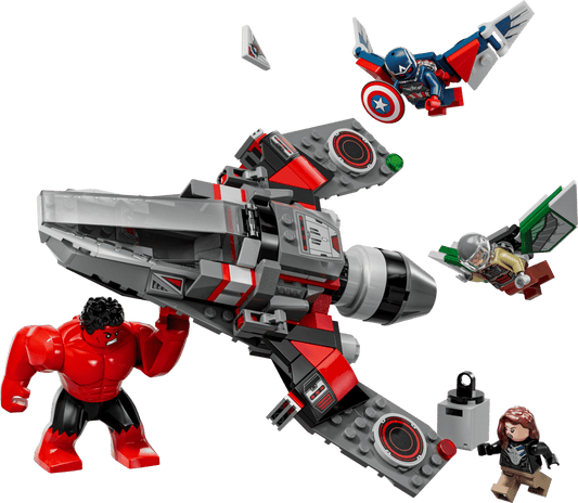 76292 Captain America VS. Red Hulk Battle