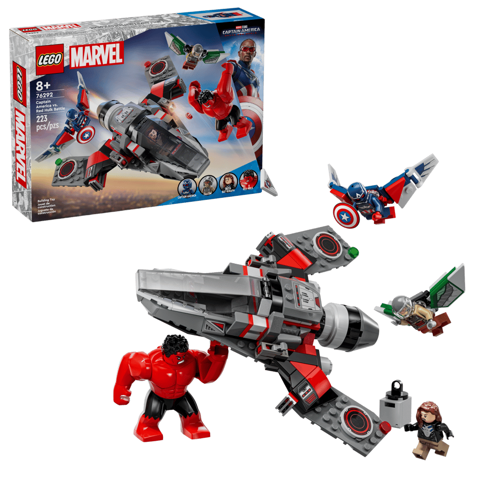 76292 Captain America VS. Red Hulk Battle