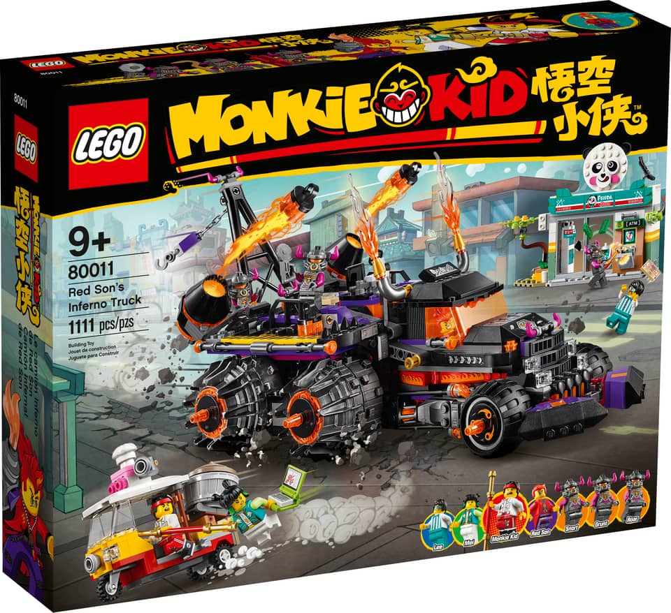 80011 Monkie Kid Red Son's Inferno Truck