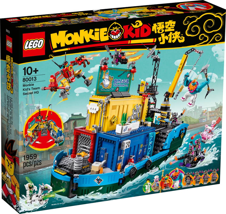 80013 Monkie Kid Monkie Kid's Team Secret HQ