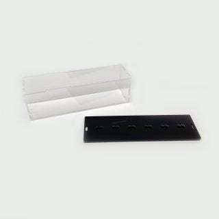 6-Figure Display Case - Black base
