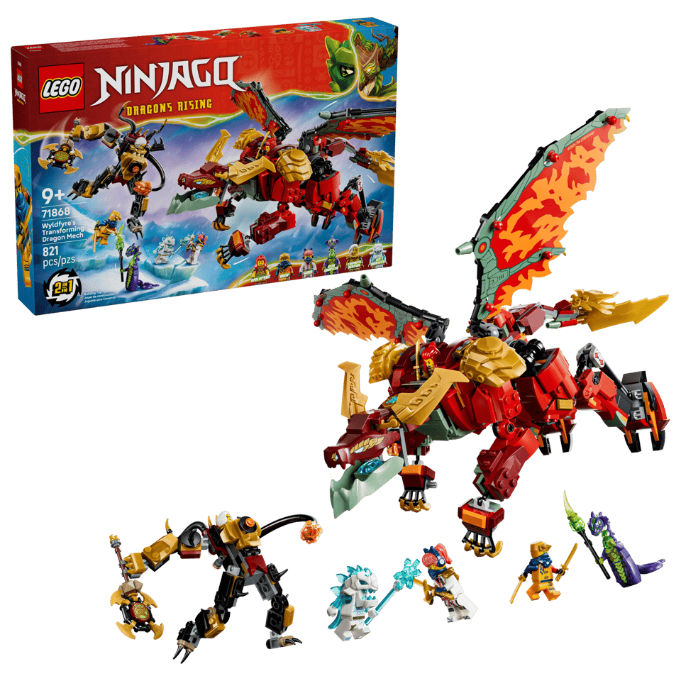 71868 Wyldfyre's Transforming Dragon Mech