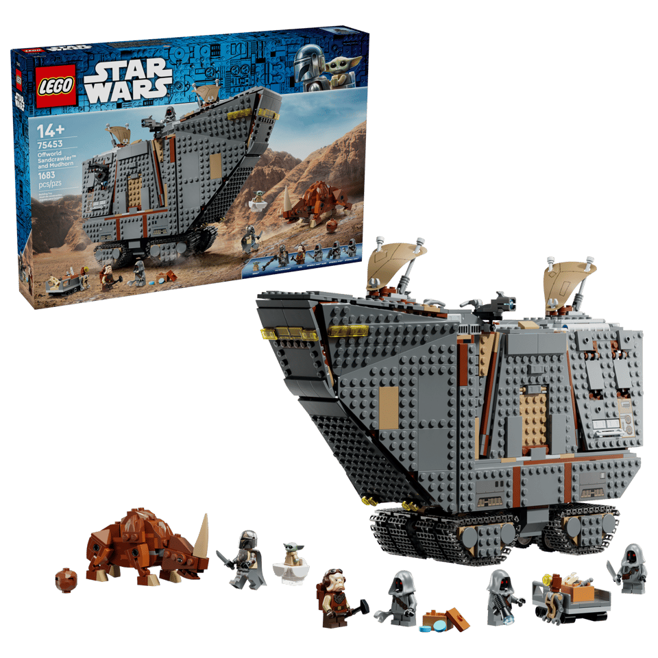 75453 Offworld Sandcrawler™ and Mudhorn