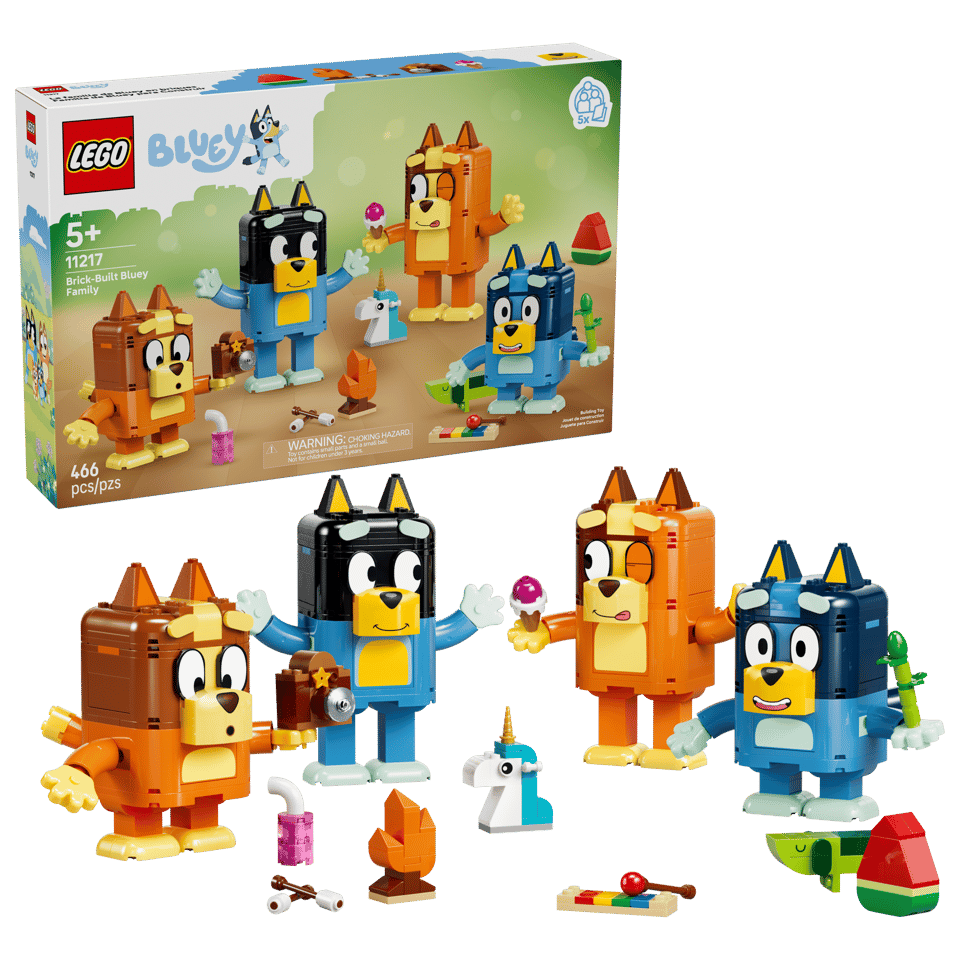 11217 Brick-Built Bluey Family