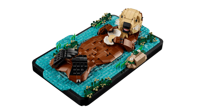 21366 Floating Sea Otters