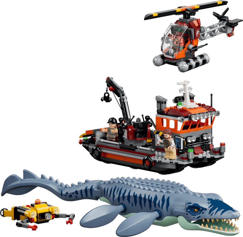 77983 Mosasaurus Dinosaur Boat Attack