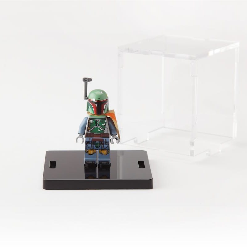 Single Figure Display Case - Black base
