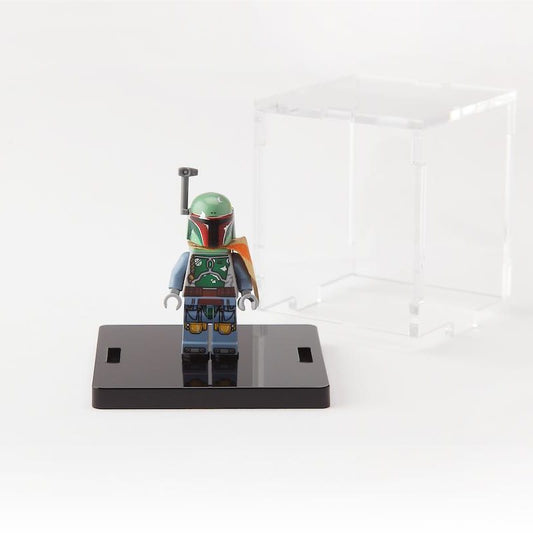 Single Figure Display Case - Black base